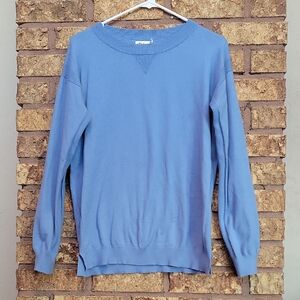 Pulse Women's Blue Crewneck Soft Cozy Sweater Size Medium